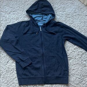 L.L. Bean Navy Zip-Up Sweatshirt